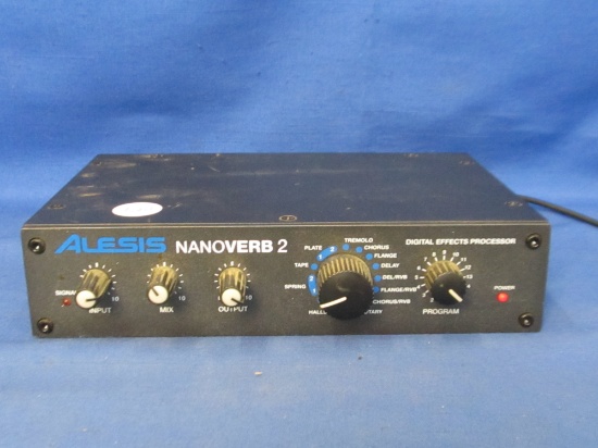 Alesis Nanoverb 2 With Adapter - Plugged In And Lights Up -