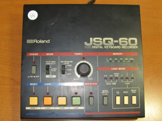 Vintage Roland 1980s JSQ-60 Keyboard Workstation