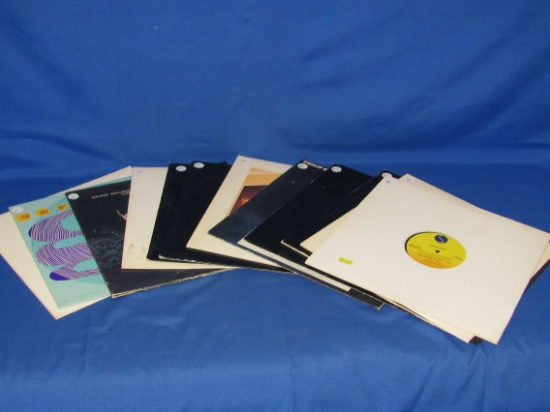 Lot of 13 Promotional Copy Vinyl Records (Good Condition)