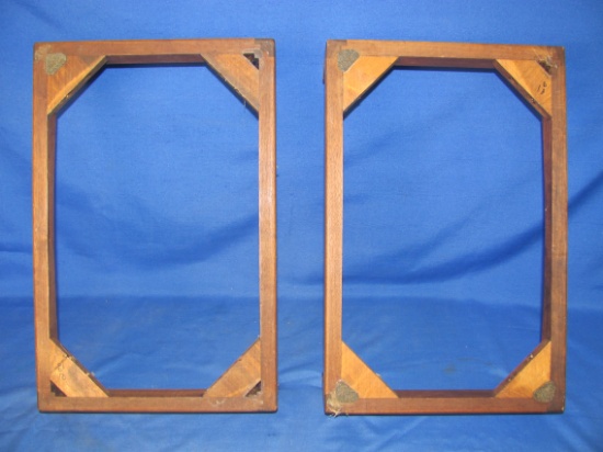 Set Of 2 17”x12” Wood Stands For Music Production/Mixing Equipment