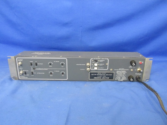 Channel Master Model 7353 Solid State VHF/FM Distribution Amplifier (Turns On) -
