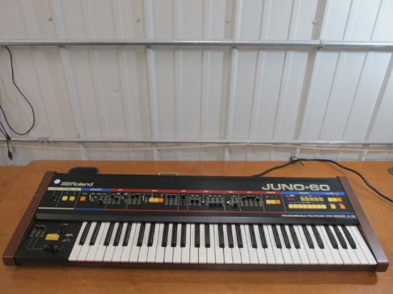 Roland Juno-60 Programmable Polyphonic Synthesizer – Tested And Works -