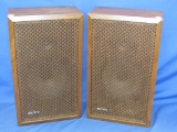 Pair of Vintage SONY SS-170A Bookshelf Speakers 1ftx9inches