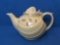Hall China “Parade” Teapot in Canary Yellow with Gold Trim – 6 cup