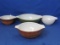 Set Of 4 Pyrex Bowl Set