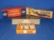 Lot Of 3 Sets Of Dominoes & 1 Box Of The Syllable Game