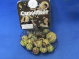 Bag Of New Unopened Camouflage Marbles