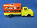 Vintage 4” Plastic & Tin “Allied Van Lines Inc” Truck