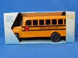 Joseph Ertl Scale Models – Community School District Bus with Original Box – 9” long