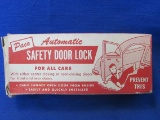 1950's Paco Automatic Safety Door Lock For All Cars In Original Box