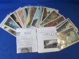 Lot of 20 4” x 5 ½” Yellowstone Park Post Cards & 2 Fact Papers