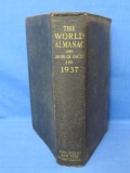 The World Almanac & Book of Facts for 1937 – Many ads – Interesting facts