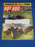 3 Issues Hot Rod Magazine 1963 April-Oct-Dec