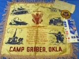 Sweetheart Pillow Sham from Camp Gruber, Okla. - 1945 Daily Pacifican Army Newspaper