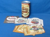 16 Schell's Beer Labels & Can from Hubbell House, Mantorville, Minn.