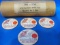 Roll Of Flat Milk Bottle Caps Standard #2 Size “Pure Fresh Milk” (90 Total)