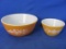 Vintage Pyrex Mixing Nesting Bowl 1972 Butterfly Gold #403 2.5L & 401 Bowl 750ml