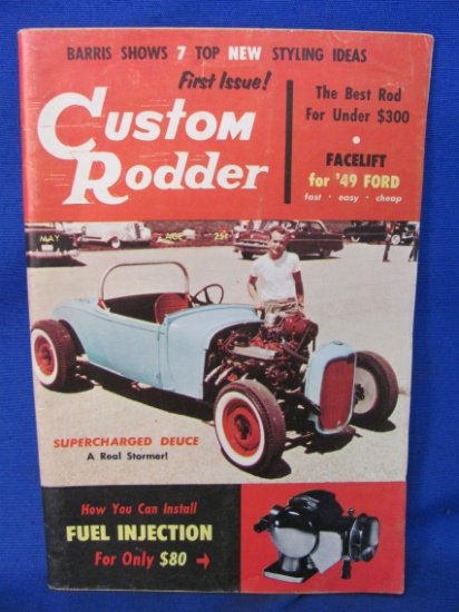 Custom Rodder Magazine May 1957 Vol 1 No 1. First Issue Supercharged Deuce