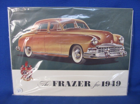 1949 Frazer Sales Brochure Colorized Excellent Original 49