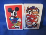 Mickey Mouse & Goofy Sealed Never Opened Playing Cards Set Of 2