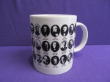 Collectible 1789-1993 Presidential Portraits Coffee Mug (Good Condition)