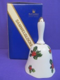 Vintage Collectible Royal Bareuther Waldsassen Bavaria Germany Christmas Bell (Good Condition)