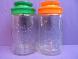 Lot of 2 Collectible Home Decor Candy Jar (Good Condition)