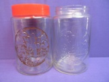 Lot of 2 Collectible Home Decor Candy Jar (Good Condition)