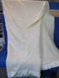 66” x 69” Wool Blanket (White)