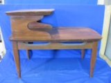 29” x 19” Beautiful Wood 2 Tier End Table