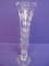 Vintage Crystal Single Flower Vase Professional Cut Glass