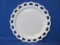 Large Milk Glass Platter – Laced Edge – 13” in diameter – Imperial?