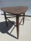 Triangular Accent Table – 1960's – Stands 21” Tall – Top is a 23” Equal Side Triangle