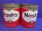2 Vintage 2 Lb Nash's Coffee Cans – Bright Graphics on Both Sides