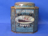 Ocean Queen Coffee Tin – Designed by Daher – Made in England