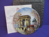 Vintage Limoges Plate “ L'Arc De Triomphe” Limited Edition by Louis Dali