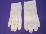 Vintage Italaian Made White Leather Gloves Size 7 ¼ – G.A. Granata-Fabrica Guanti
