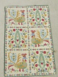 Vassiliki Pronia Hand-Made Wall-Hanging Textile – 33 ½” L x 23” W – Greece- Mid Century