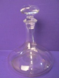 Dramatic Yet Simple Clear Stoppered Bottle Decanter
