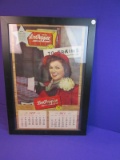 1946 September – October Dr. Pepper Calendar  - Features Barbara Hale – Framed