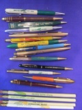 18 Vintage Dekalb Pencils: 14 Mechanical & 4 Wooden