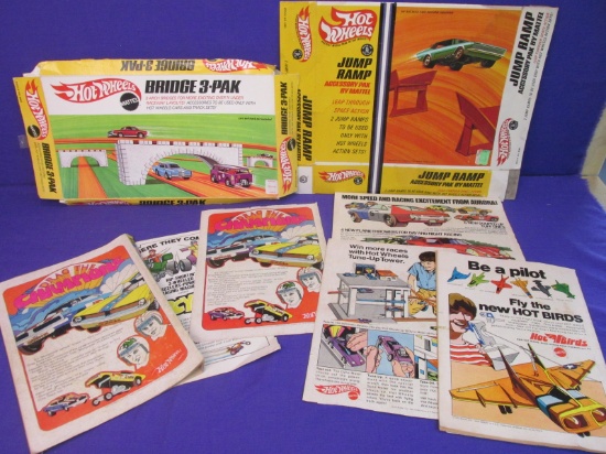 Lot of Ephemera - Hot Wheels Redline Era Comic Advertising & Paper Products
