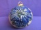 Rowe Pottery Works Holiday Ornament 2001 Pointsettia