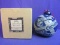 Rowe Pottery Works Holiday Ornament 2003 “Merry Christmas”