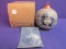 1998 Rowe Pottery Works Holiday Ornament “Joy To the World”