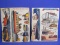 Quaker Puffed Rice Cereal Box Cut-Outs 1930's “Travels With Time” #1 