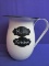 Enamelware Pitcher –  Label Reads “Mom's Kitchen”  - Appx 6” Tall