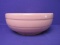 Vintage Pink Mixing Bowl 10” DIA x 4” Deep – Marked ? & USA on Bottom