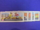 Ziegler Candy Promo Cards 1951 – 5 Cards in 4 designs: #2, #7 (2), #13, & #20