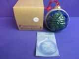 1999 Rowe Potteryworks  Holiday Ornament “O Tannenebaum”
